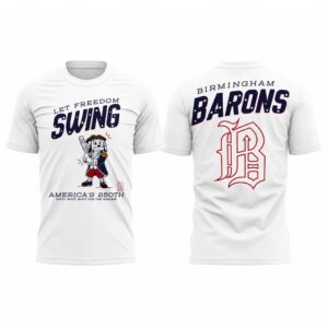 Birmingham Barons Let Freedom Swing America’s 250th Anniversary Celebration Shirt