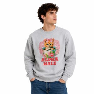 Nicholas Galitzine Alpha Male Kitty Sweatshirt (2)