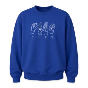 Cubs Deaf Inclusive on September 16 Sweatshirt Giveaway