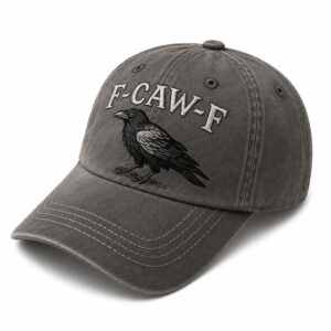 2026 F Caw F Crow Embroidered Hat (2)