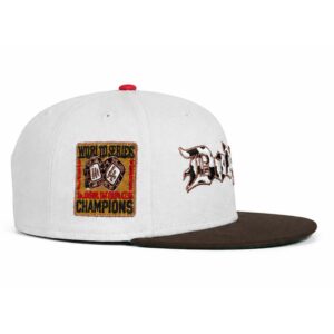 2026 Dodgers Cow Print Script World Series Champions Hat (4)