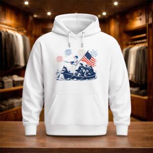 American Flag Baseball Crossing the Delaware July 4th Shirt (3)