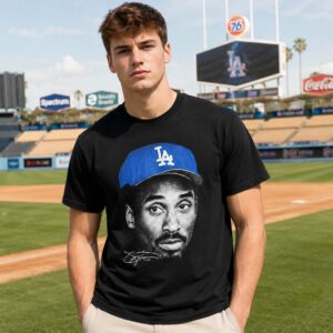 Myles Garrett Wearing LA Dodgers Kobe Bryant Shirt