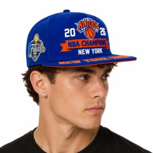NY Knicks 2026 Finals Champions Snapback Hat (2)