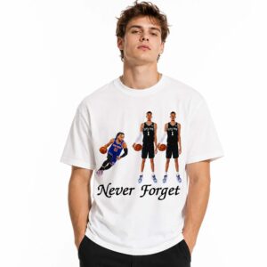 Jalen Brunson And Victor Wembanyama Never Forget Knicks Shirt