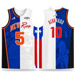 2026 Jose Alvarado Stealth New York New Rico Basketball Jersey
