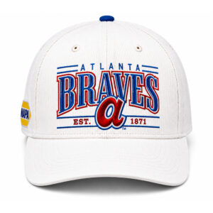 2026 Giveaway Corduroy Throwback Braves Hat (3)