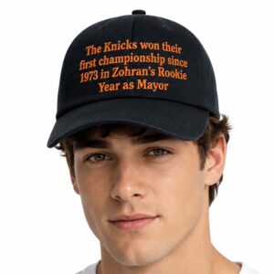 The Knicks Won Their First Championship Since 1973 In Zohran's Rookie Year Hat