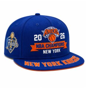 NY Knicks 2026 Finals Champions Snapback Hat (3)