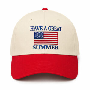 Have A Great Summer American Flag Hat