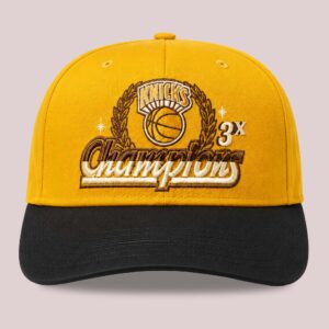2026 Knicks 3x Champions Gold Hat (2)