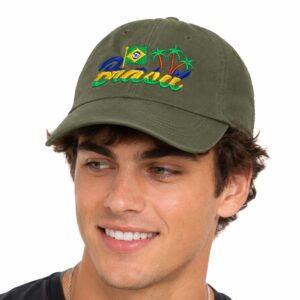 Brazil World Cup 2026 Flag Hat (2)