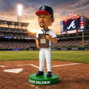 2026 Giveaway Drake Baldwin Rookie Of The Year Mini Braves Bobblehead