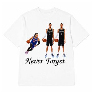 Jalen Brunson And Victor Wembanyama Never Forget Knicks Shirt (2)