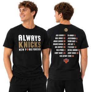Knicks 2026 Finals Champs Roster Shirt
