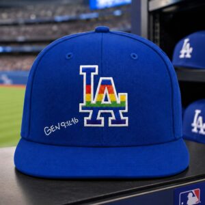 Clayton Kershaw Dodgers Pride Genesis 9 12 16 Hat (2)