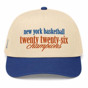 NY Knicks Basketball Twenty Twenty Six Champions Hat