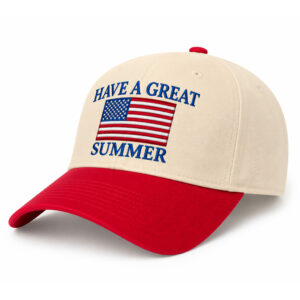 Have A Great Summer American Flag Hat (2)
