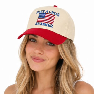 Have A Great Summer American Flag Hat (3)