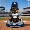 2026 Dodgers Andy Pages and Kiké Hernández The Catch Bobblehead