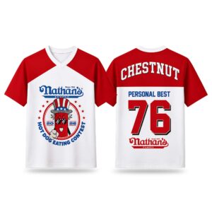 Joey Chestnut Nathan’s Famous Hot Dog Contest 2026 Jersey