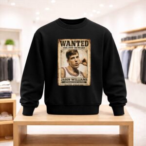 Allen Iverson Wear Jason Williams Wanted 50000 Reward Approach With Caution Shirt (4)