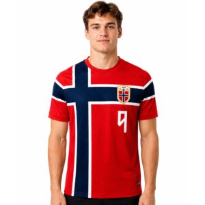 Norway World Cup 2026 Braut Haaland Home Jersey 1 Norway World Cup 2026 Braut Haaland Home Jersey (3)