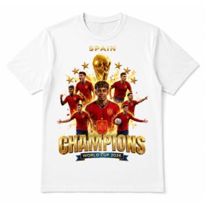 Spain Football Team World Cup 2026 Champions Shirt