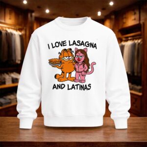 I Love Lasagna And Latinas Shirt (4)