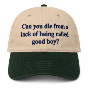 Can You Die From A Lack Of Being Called Good Boy Hat