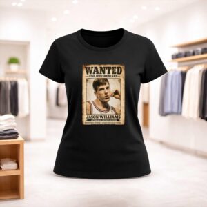 Allen Iverson Wear Jason Williams Wanted 50000 Reward Approach With Caution Shirt (2)