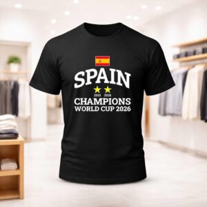 Spain National Football Team Champions World Cup 2026 Shirt