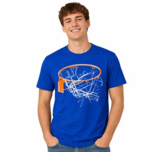 NY Knicks Basketball Rim Design 2026 Shirt (2)