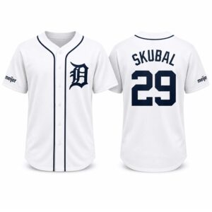 Tarik Skubal Tigers Number 29 Baseball 2026 Jersey