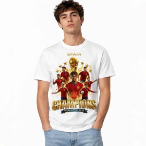 Spain Football Team World Cup 2026 Champions Shirt (2)