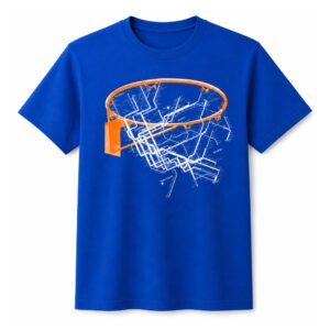 NY Knicks Basketball Rim Design 2026 Shirt