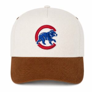 Cubs Cream Brown Baseball Hat (3)