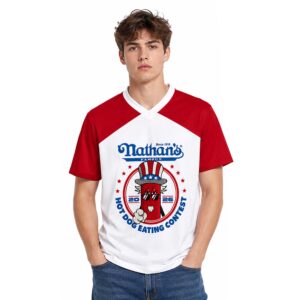 Joey Chestnut Nathan’s Famous Hot Dog Contest 2026 Jersey (2)