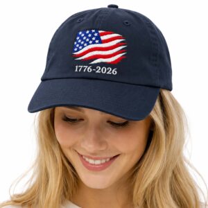 Patricia Heaton USA Flag 1776 2026 Hat (3)