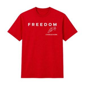 Charlie Kirk Red Freedom Shirt