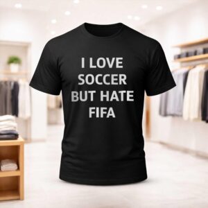 I Love Soccer But Hate FIFA Shirt
