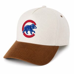 Cubs Cream Brown Baseball Hat (2)