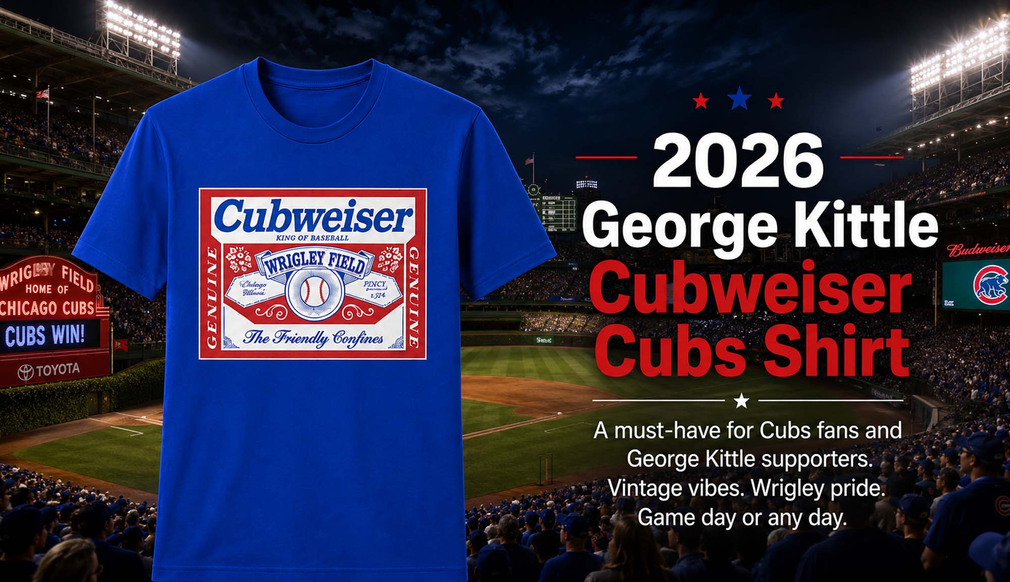 George Kittle Cubweiser Cubs Shirt George Kittle Cubweiser Cubs Shirt