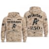 2026 Bats Veterans Day 250 Years Of Freedom Hoodie