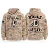 2026 Chihuahuas Veterans Day 250 Years Of Freedom Hoodie
