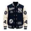 2026 Personalized Yankees Champions World Series Plucked Baseball Jacket
