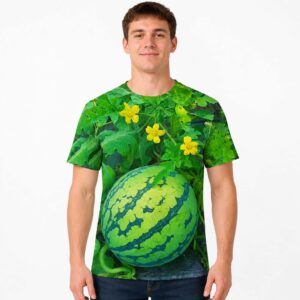 Watermelon Floral Print Shirt (2)