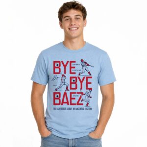 Bye Bye Báez The Greatest Debut In Baseball History Shirt (2)
