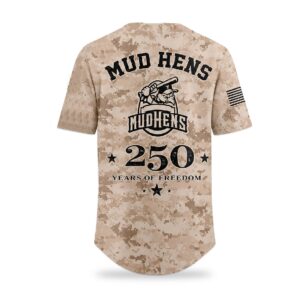 2026 Mud Hens Veterans Day 250 Years Of Freedom Jersey (3)