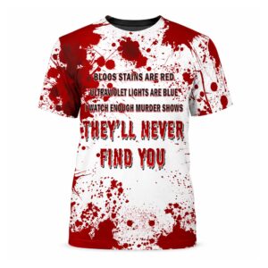 Personalized They'll Never Find You Halloween Shirt (2)